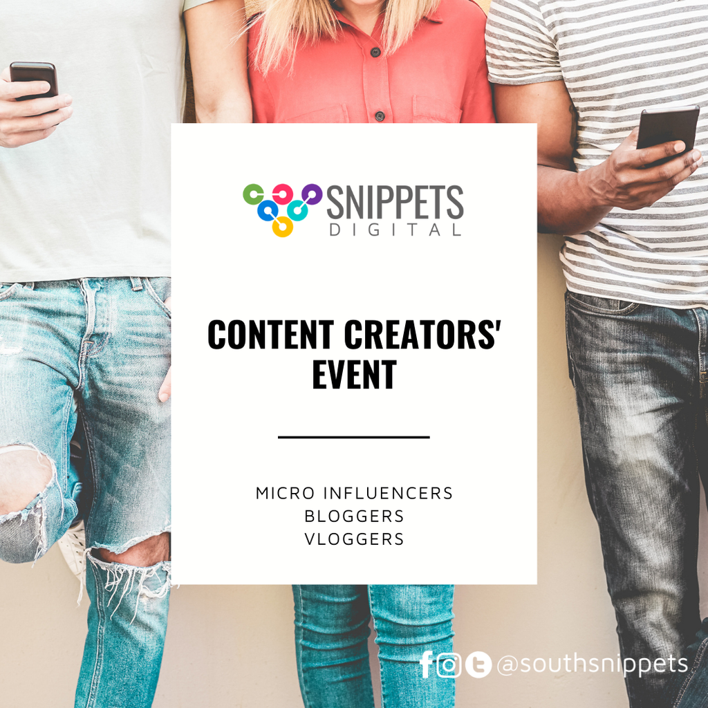 Content Creators' Event by Snippets